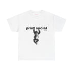 Save Wild Monkeys Classic Tee in White, front