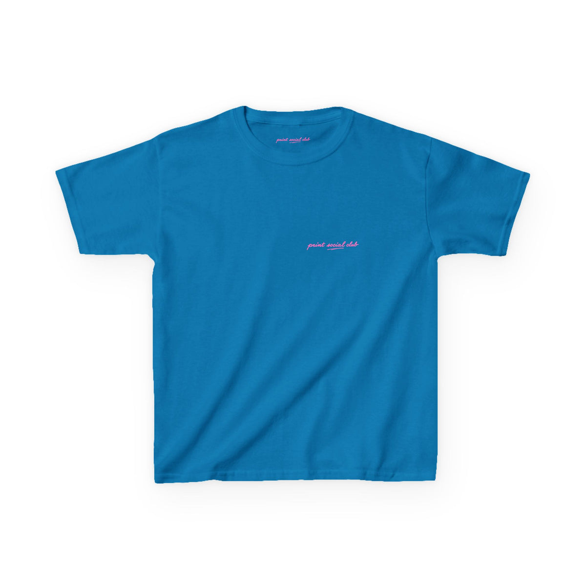 LNF Baby Tee in Sapphire, front