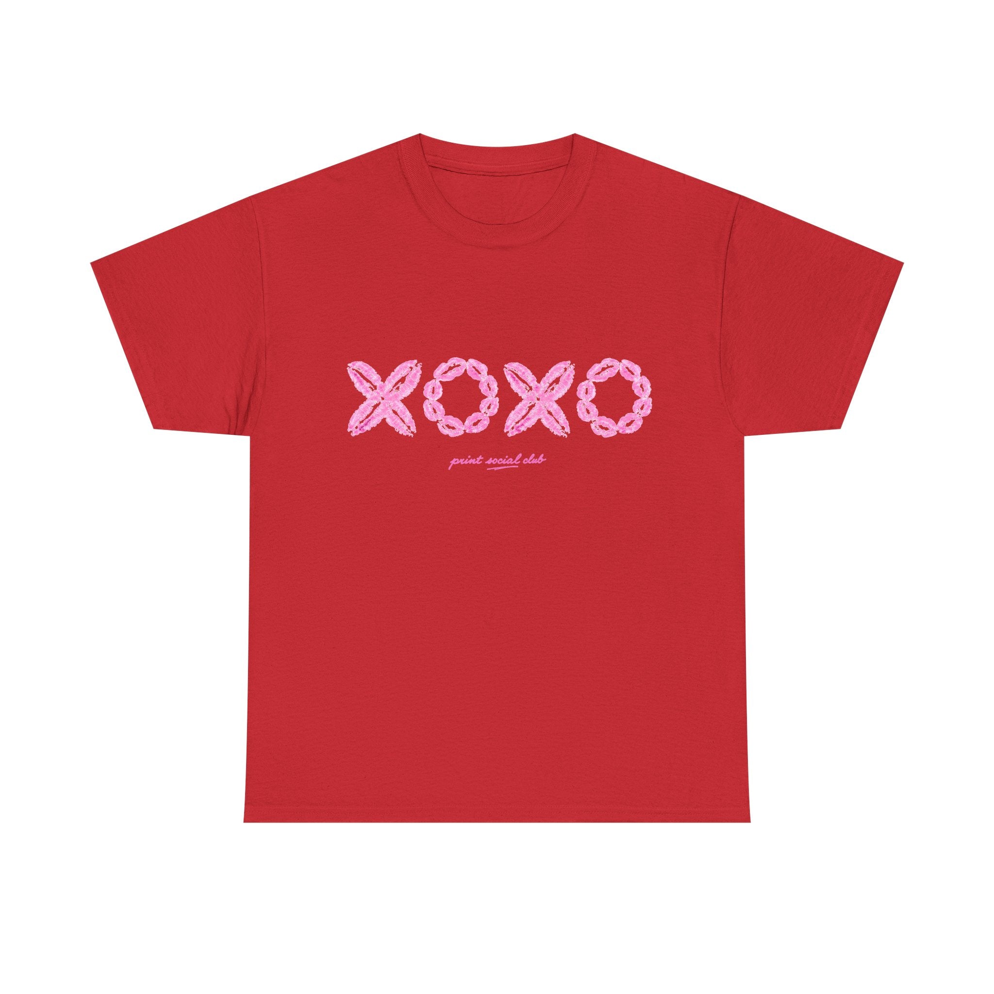 XOXO Classic Tee in Red, front