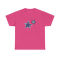 Shooting Stars Classic Tee in Heliconia, front