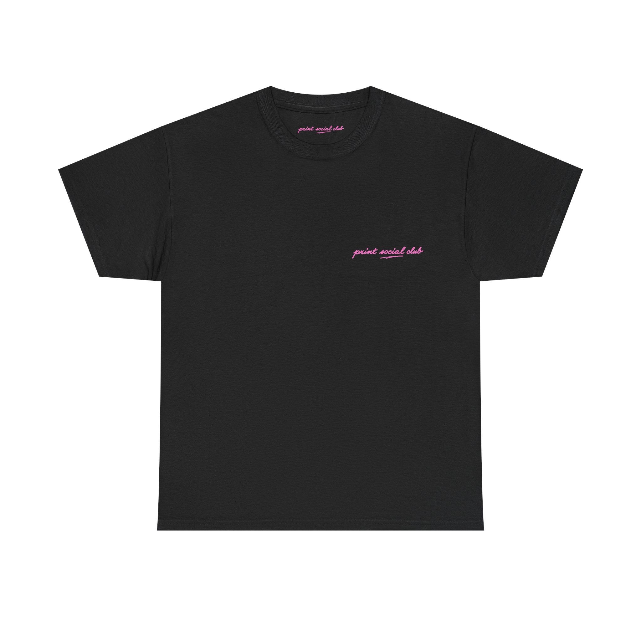 Friends Classic Tee - double sided in Black, front