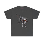 Skeleton Dog Classic Tee in Dark Heather, front