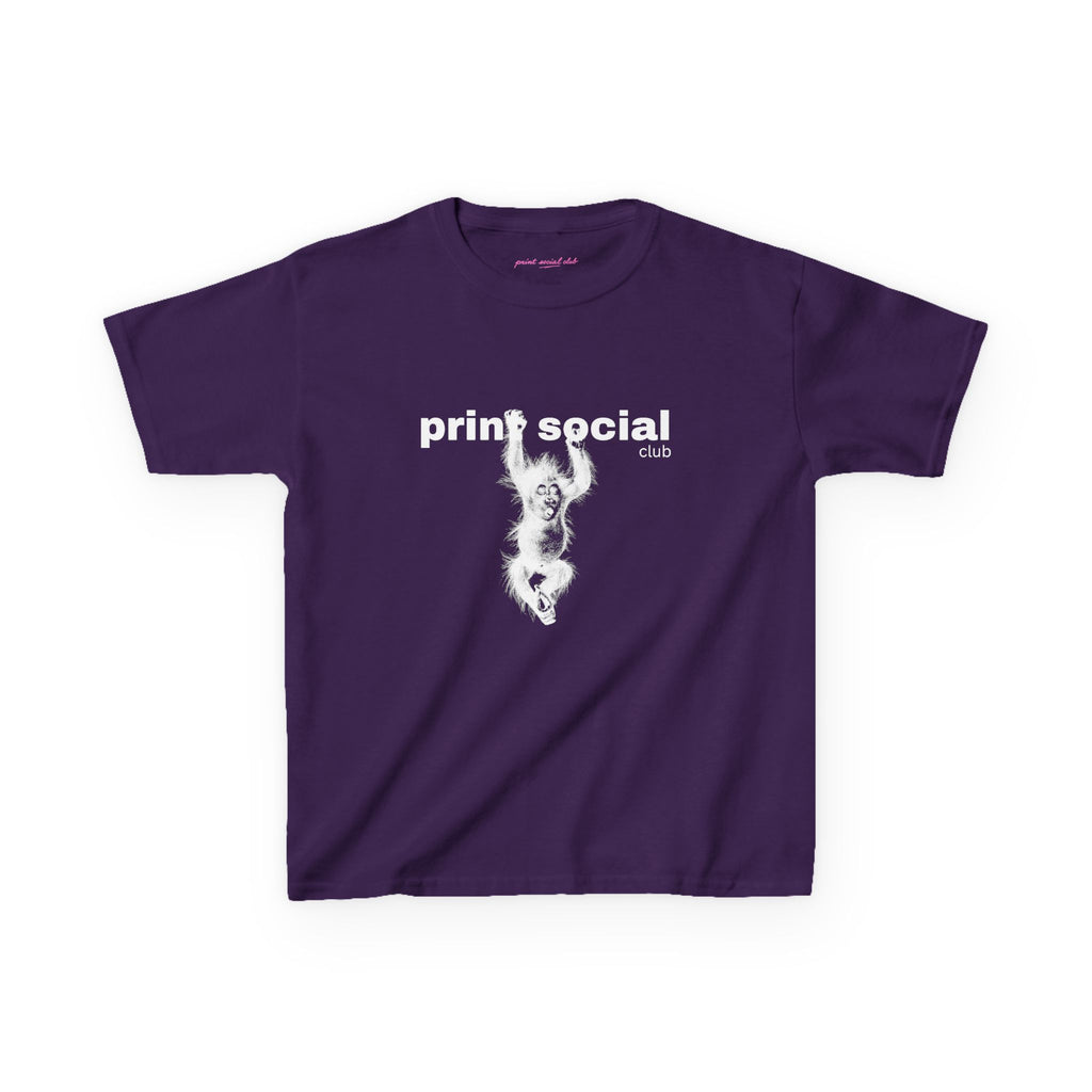 Save Wild Monkeys Baby Tee, front