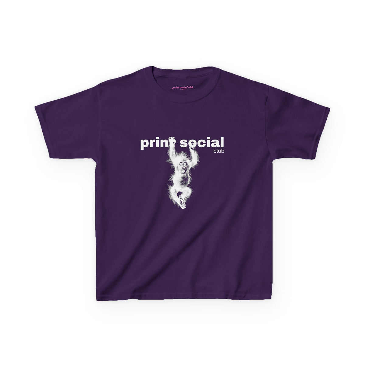 Save Wild Monkeys Baby Tee, front
