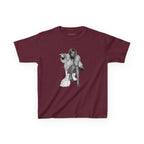 Moss Baby Tee in Maroon, front