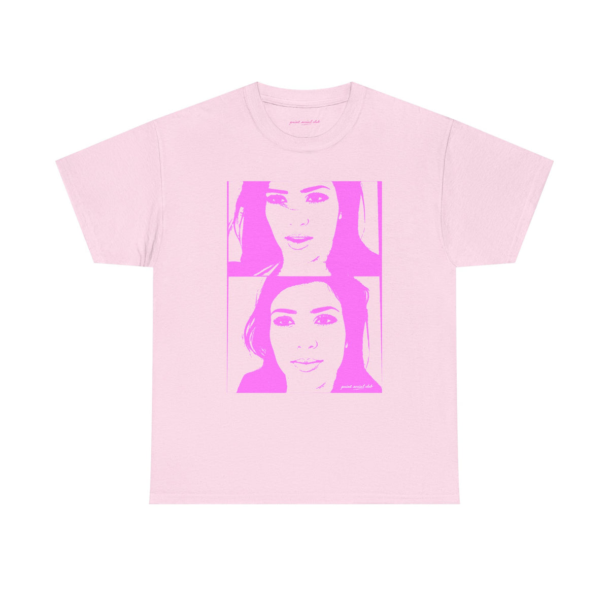 Kim2016 Classic Tee in Light Pink, front