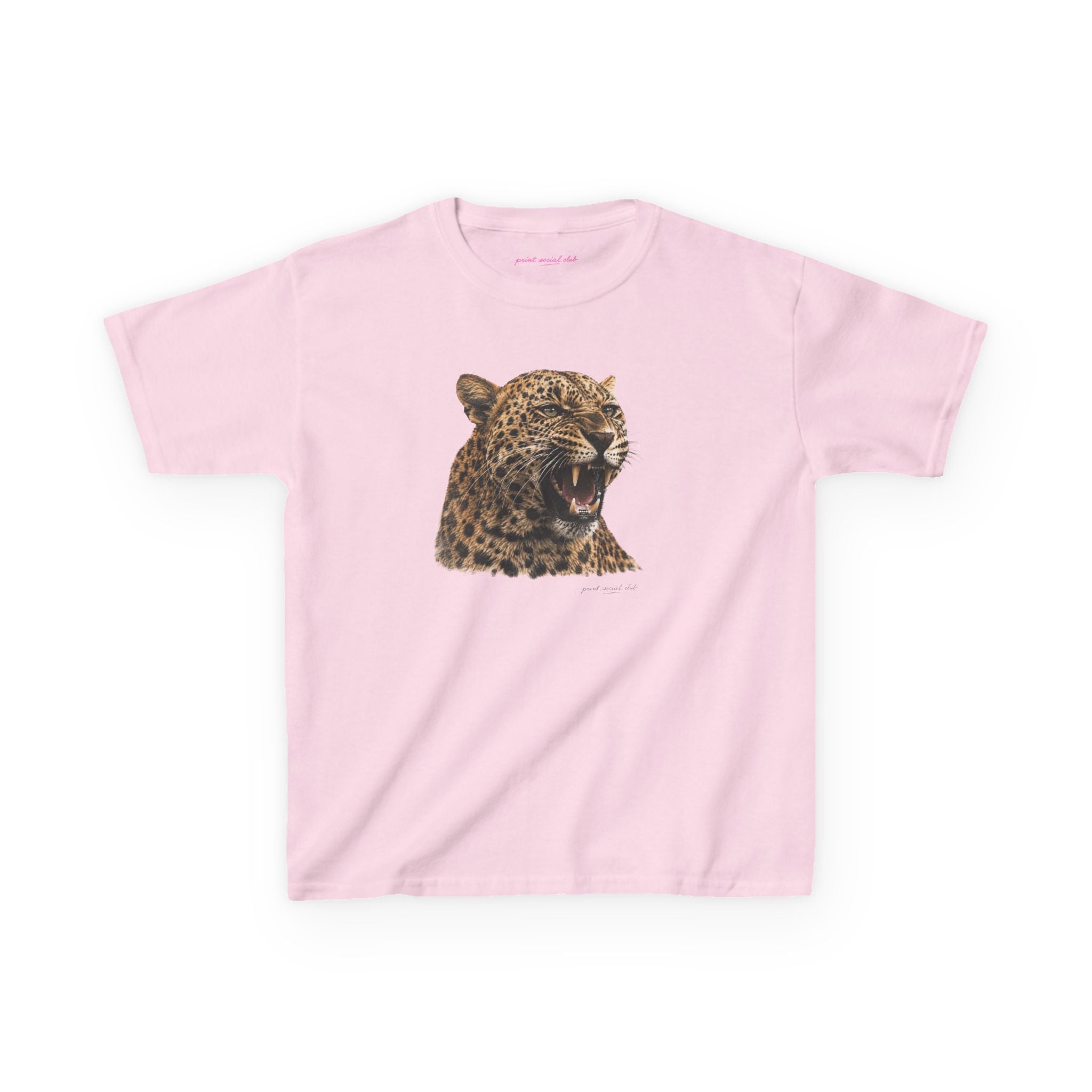 Safari '94 Baby Tee in Light Pink, front