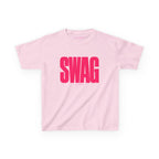 SWAG Baby Tee in Light Pink, front