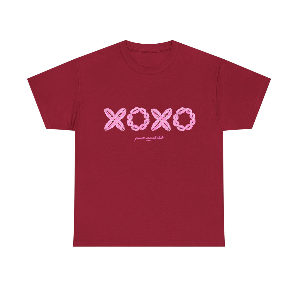 XOXO Classic Tee in Cardinal Red, front