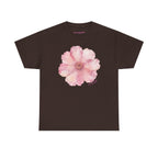 He Sent Flowers Classic Tee in Dark Chocolate, front