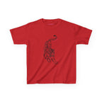 Stretching Baby Tee in Red, front