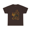 Black Cat Classic Tee in Dark Chocolate, front