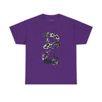 Heels Classic Tee in Purple, front
