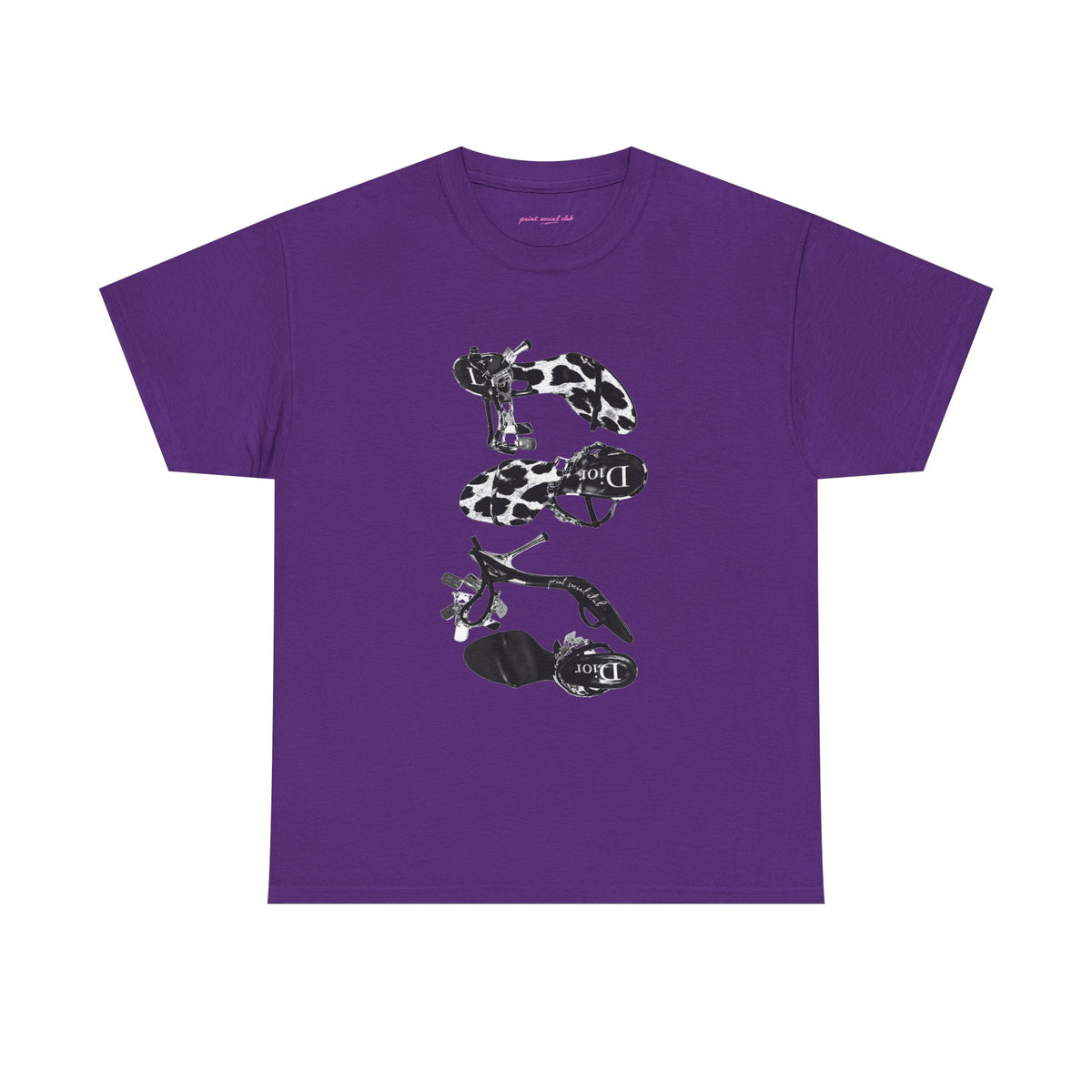Heels Classic Tee in Purple, front