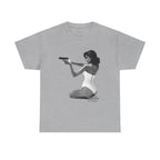 Hands-Up Classic Tee in Sport Grey, front