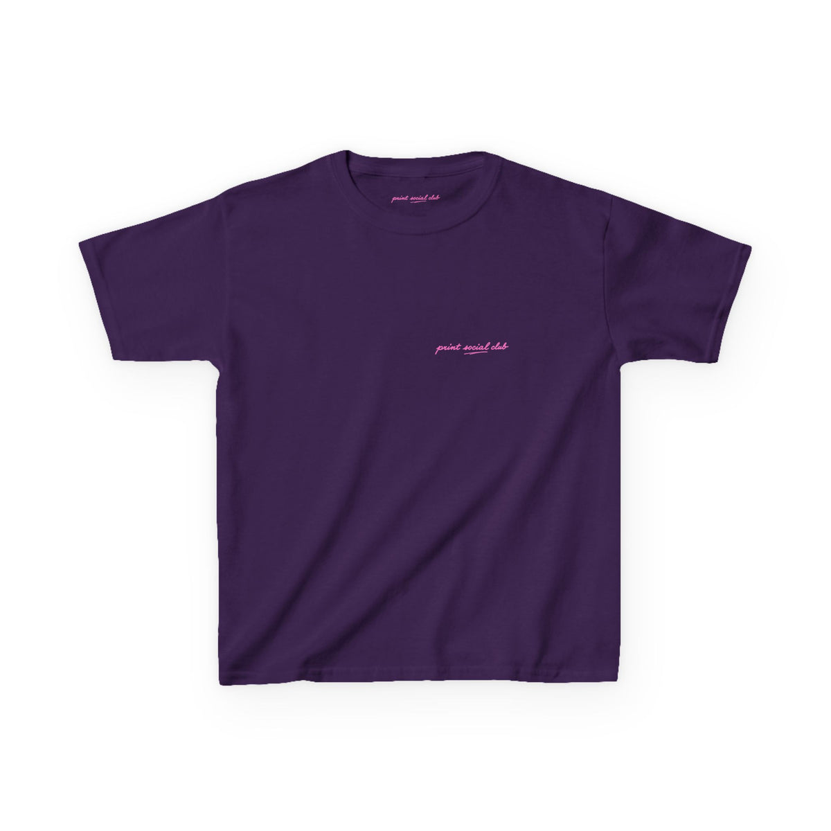 LNF Baby Tee in Purple, front