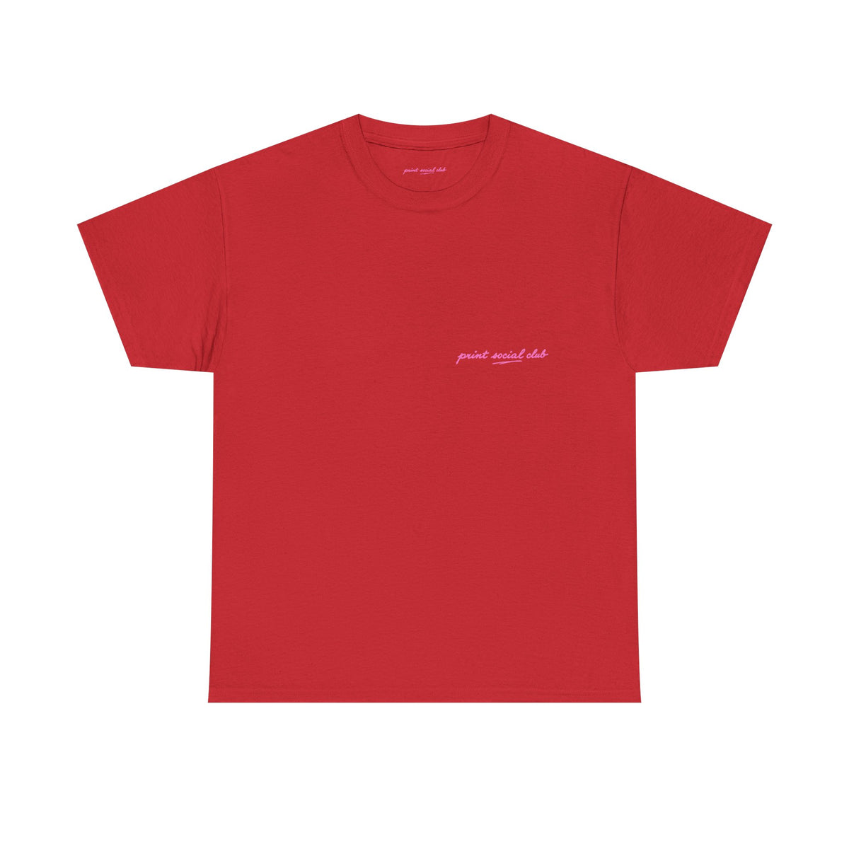 LNF Classic Tee in Red, front