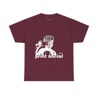 Camera Kid Classic Tee in Maroon, front