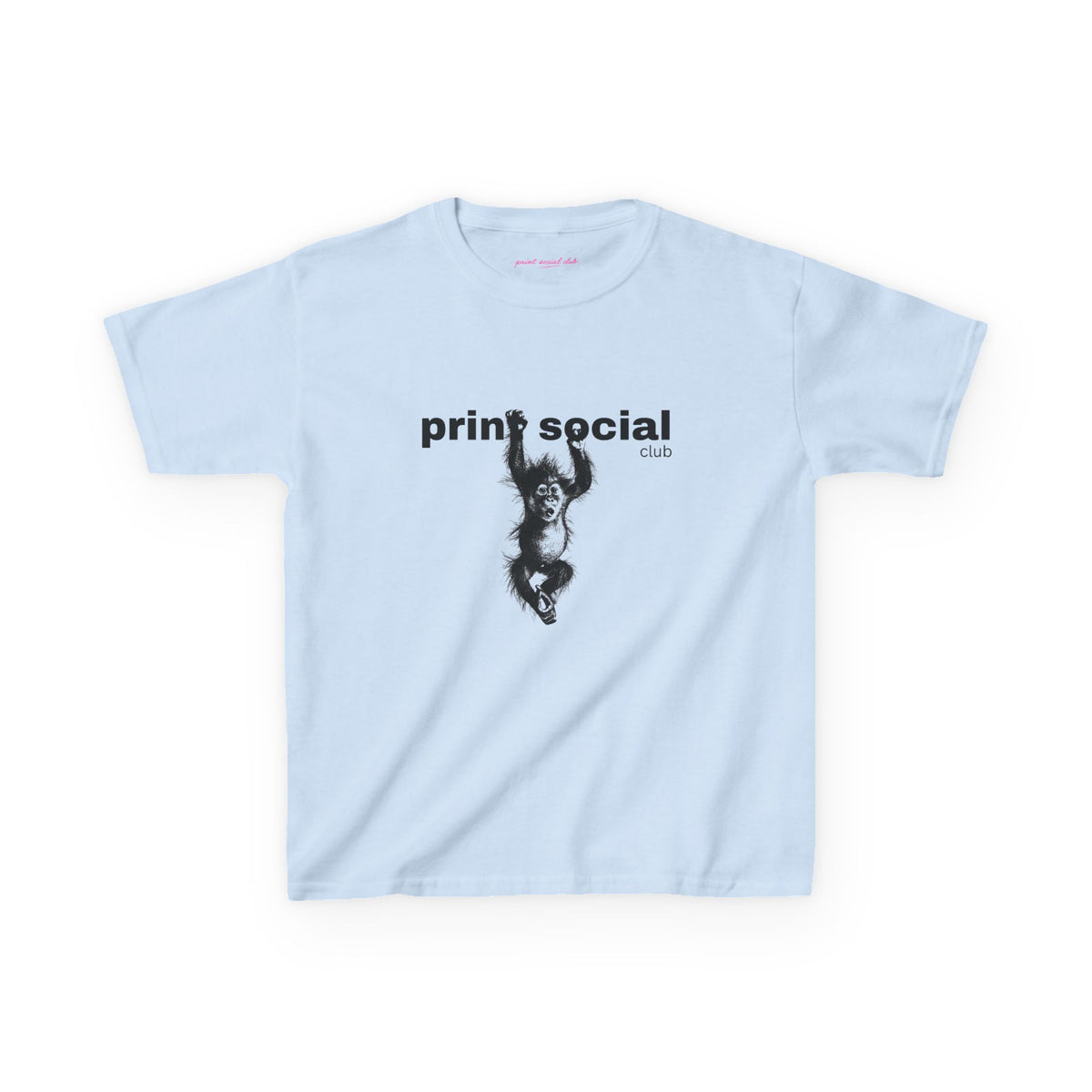 Save Wild Monkeys Baby Tee, front