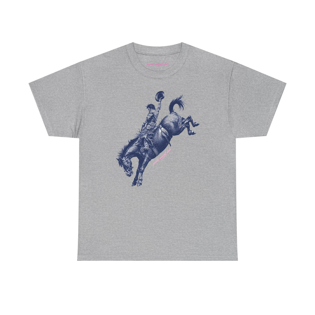 Yeehaw! Classic Tee in Sport Grey, front