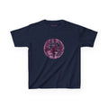 Disco Ball Baby Tee in Navy, front