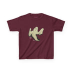 Boo Baby Tee in Maroon, front