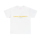 Local Celebrity Classic Tee in White, front