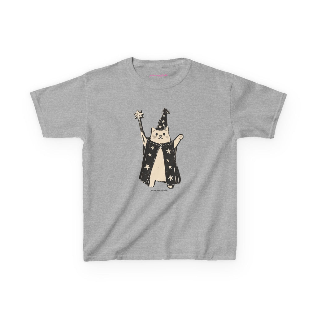 Wizard Cat Baby Tee, front
