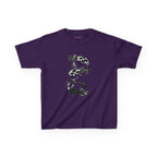 Heels Baby Tee in Purple, front