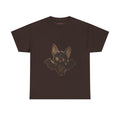 Little Bat Classic Tee in Dark Chocolate, front