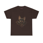 Little Bat Classic Tee in Dark Chocolate, front