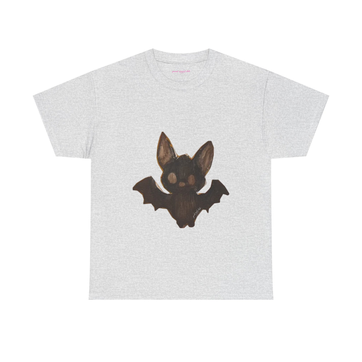 Little Bat Classic Tee in Ash, front