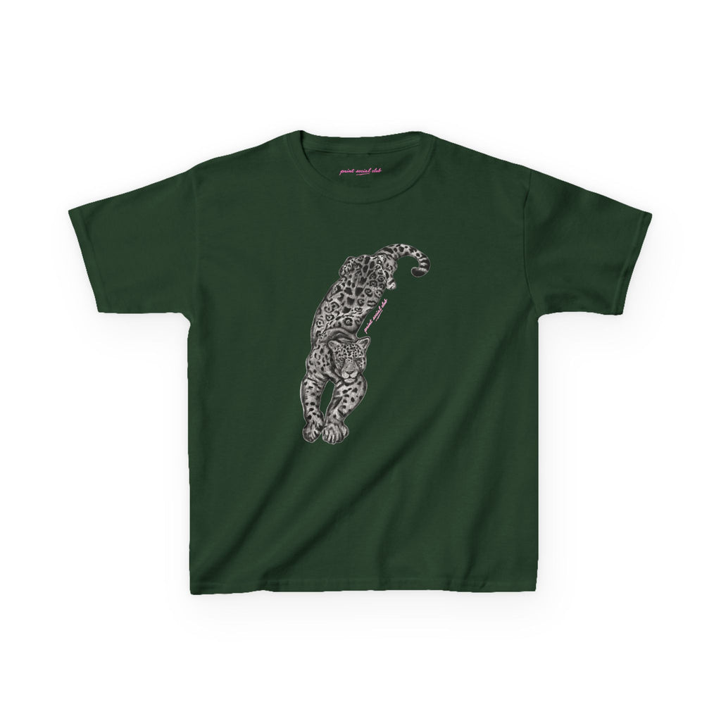 Leopardess Baby Tee, front