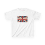 United Jack Baby Tee in White, front