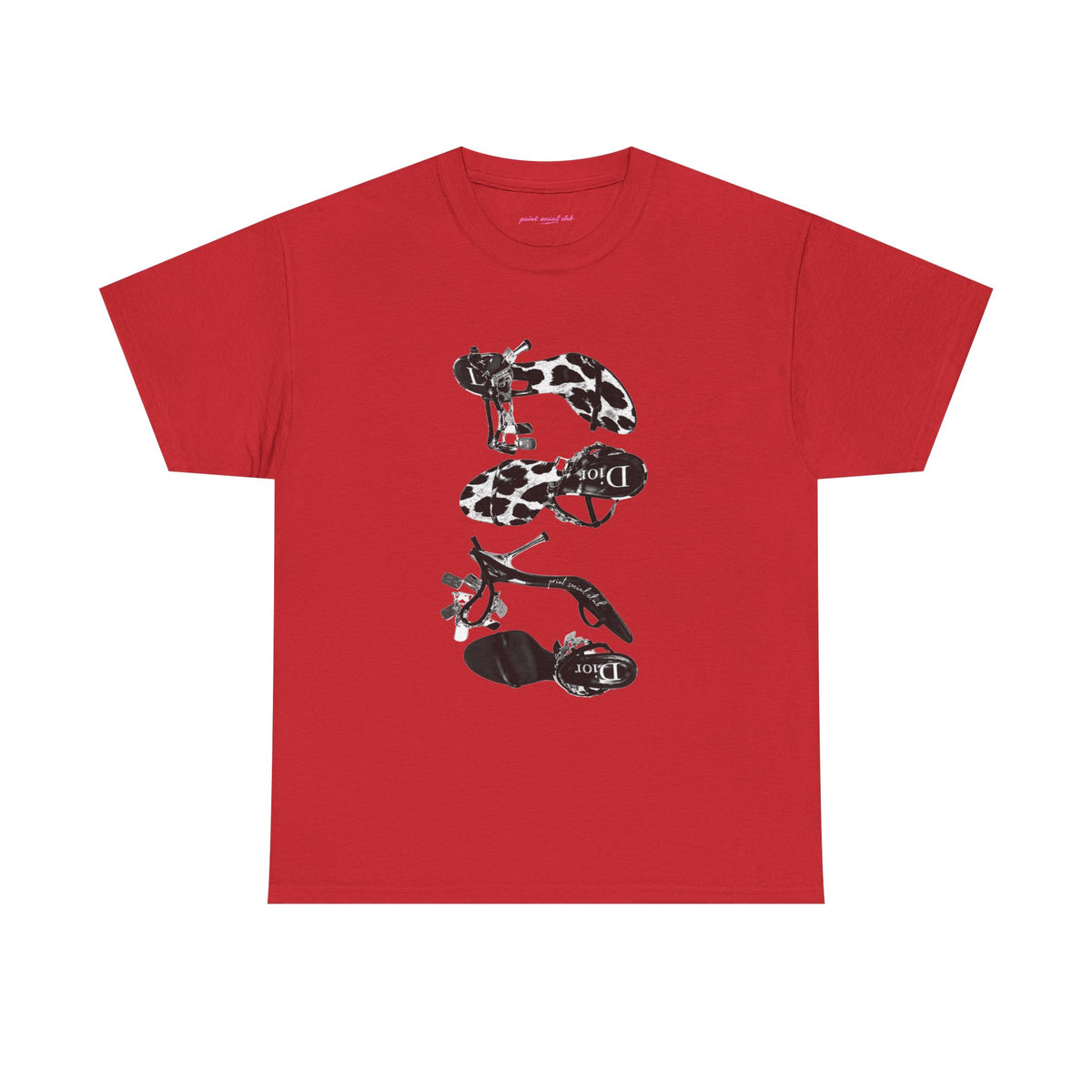 Heels Classic Tee in Red, front