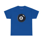 Lucky 8 Classic Tee in Royal, front