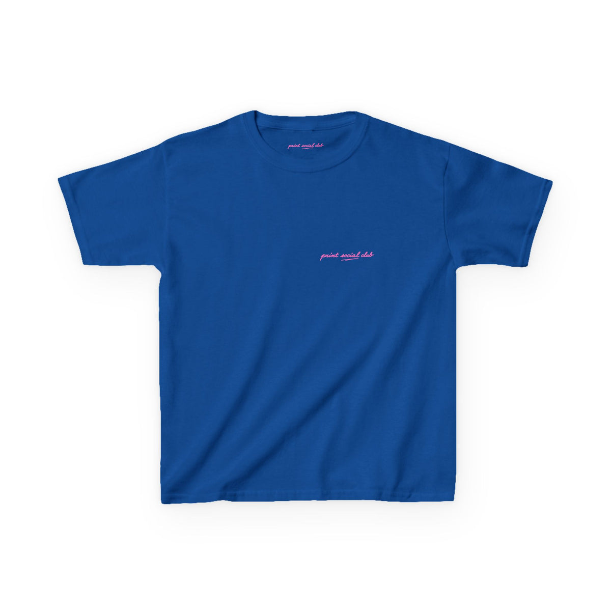 LNF Baby Tee in Royal, front