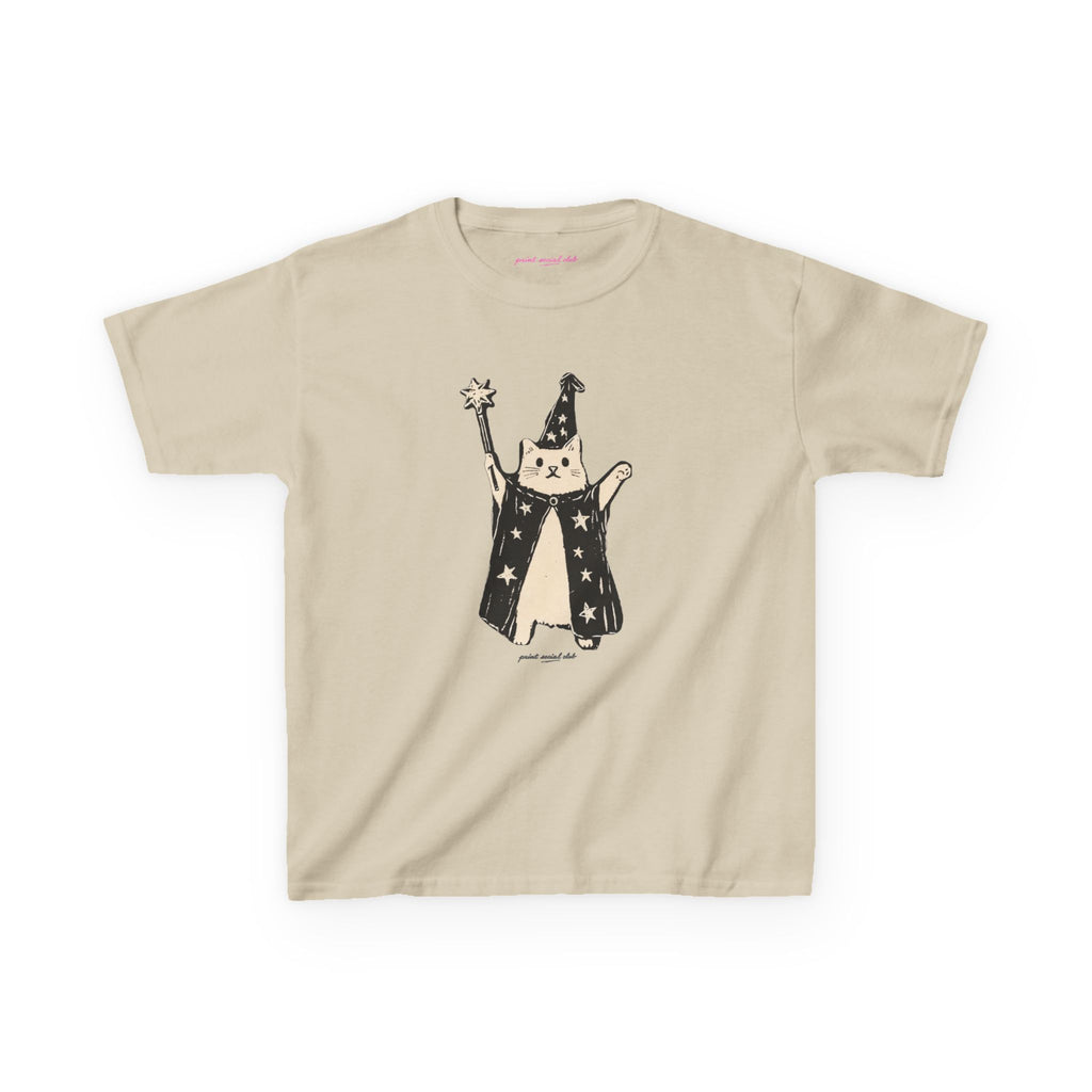 Wizard Cat Baby Tee, front