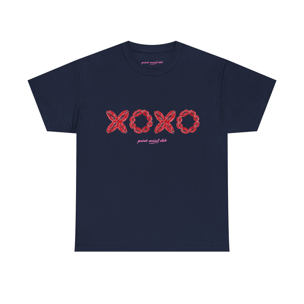 XOXO Classic Tee in Navy, front
