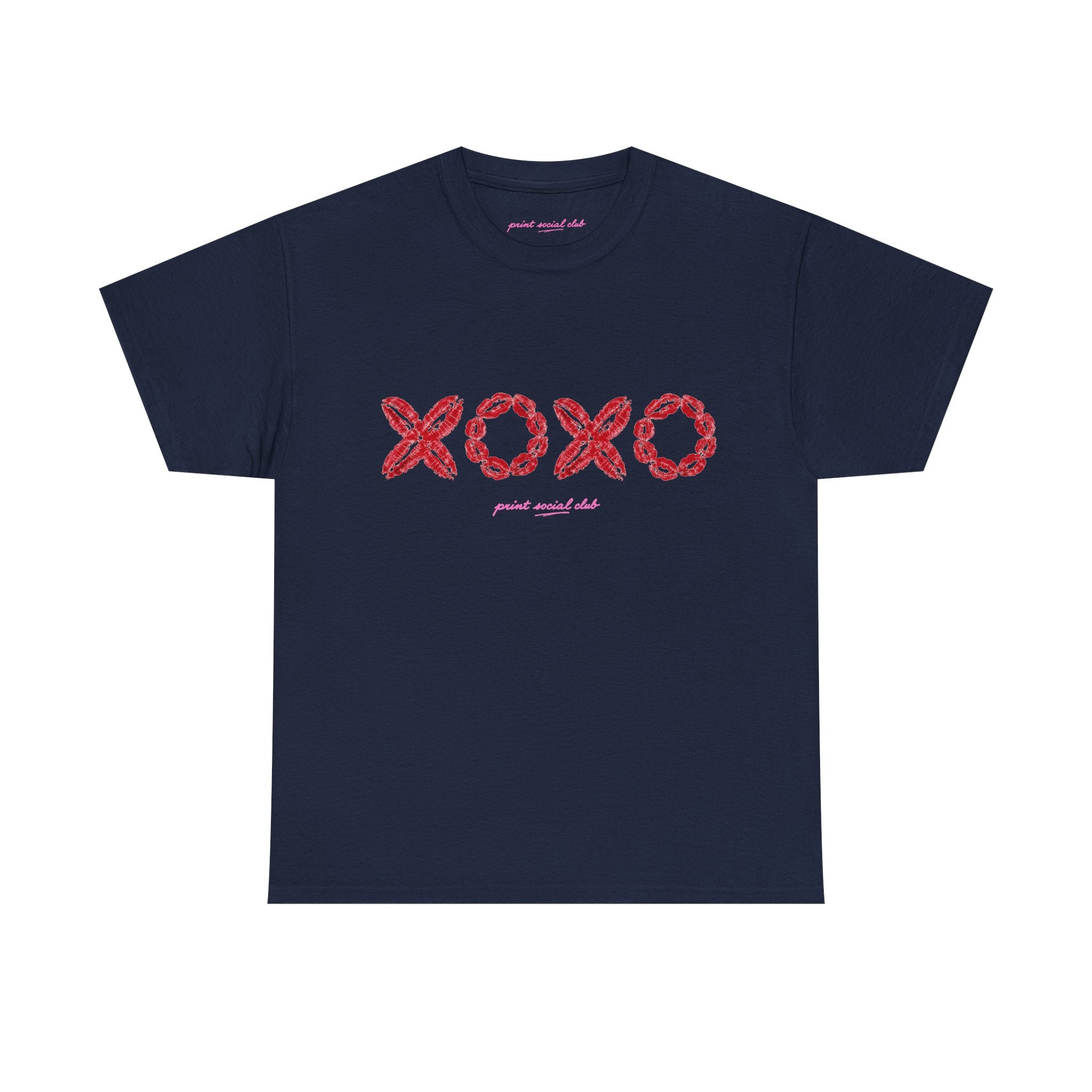 XOXO Classic Tee in Navy, front