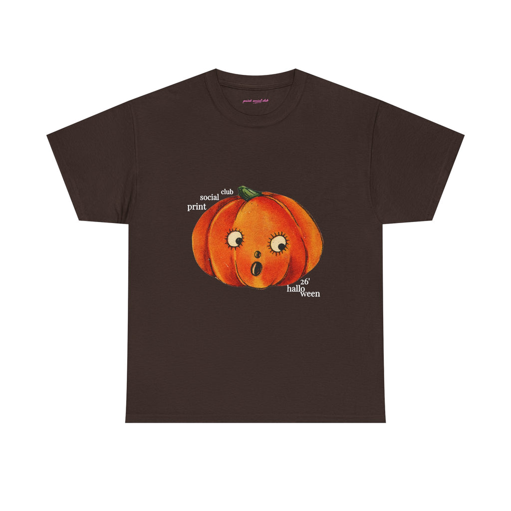 Halloween 26 Classic Tee in Dark Chocolate, front
