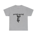 Save Wild Monkeys Classic Tee in Sport Grey, front