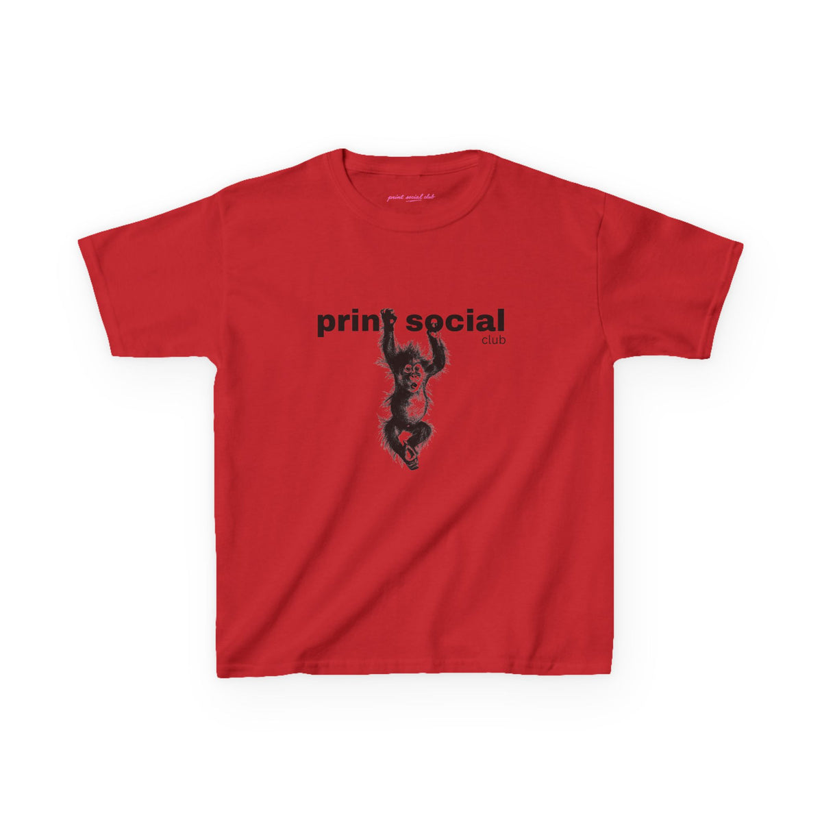 Save Wild Monkeys Baby Tee, front