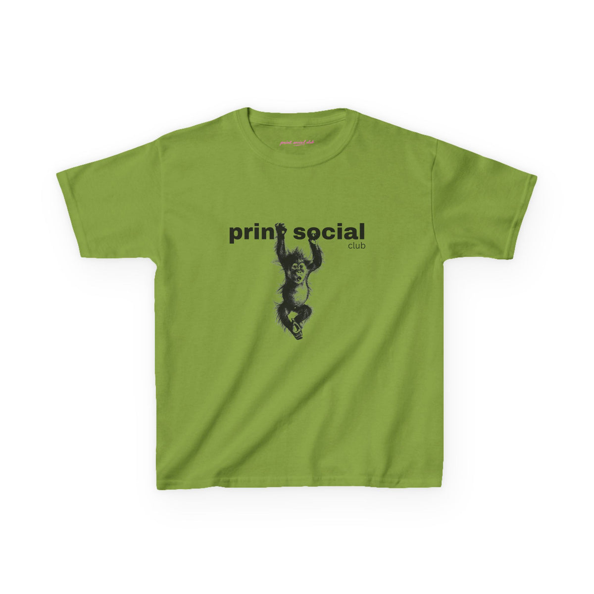 Save Wild Monkeys Baby Tee, front