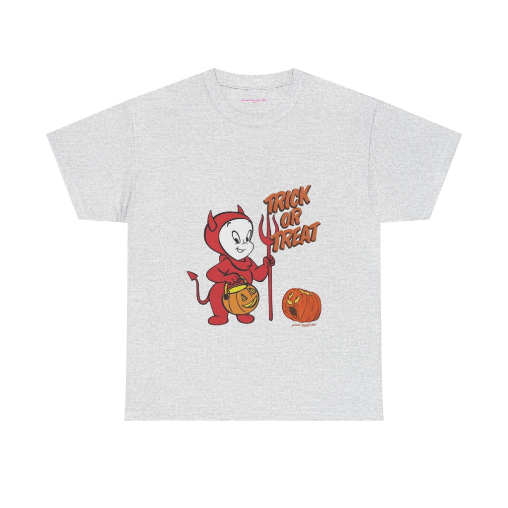 Little Devil Classic Tee in Ash, front