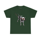 Skeleton Dog Classic Tee in Forest Green, front