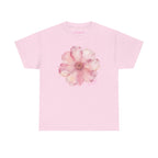 He Sent Flowers Classic Tee in Light Pink, front