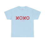 XOXO Classic Tee in Light Blue, front