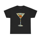 Pumpkin Martini Classic Tee in Black, front