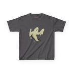 Boo Baby Tee in Charcoal, front